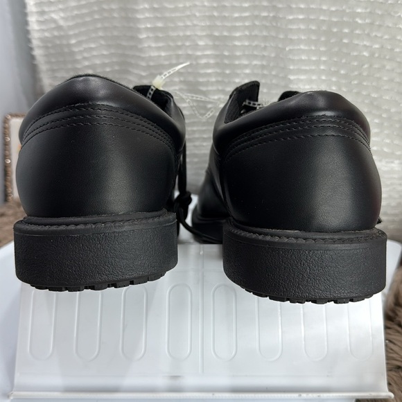 (W4) SafeTstep Comfort Men's Black Oxford Lace Up Work Shoes Anti-Slip 13 Men - Picture 9 of 12